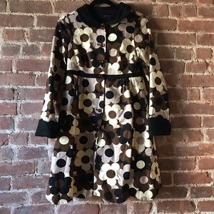 Betsy Johnson Flower Trench Coat